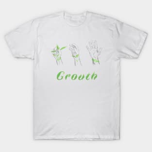 Hand Growing Triptych T-Shirt